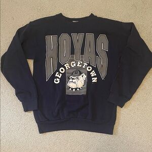 Georgetown Hoyas Navy Blue Sweatshirt